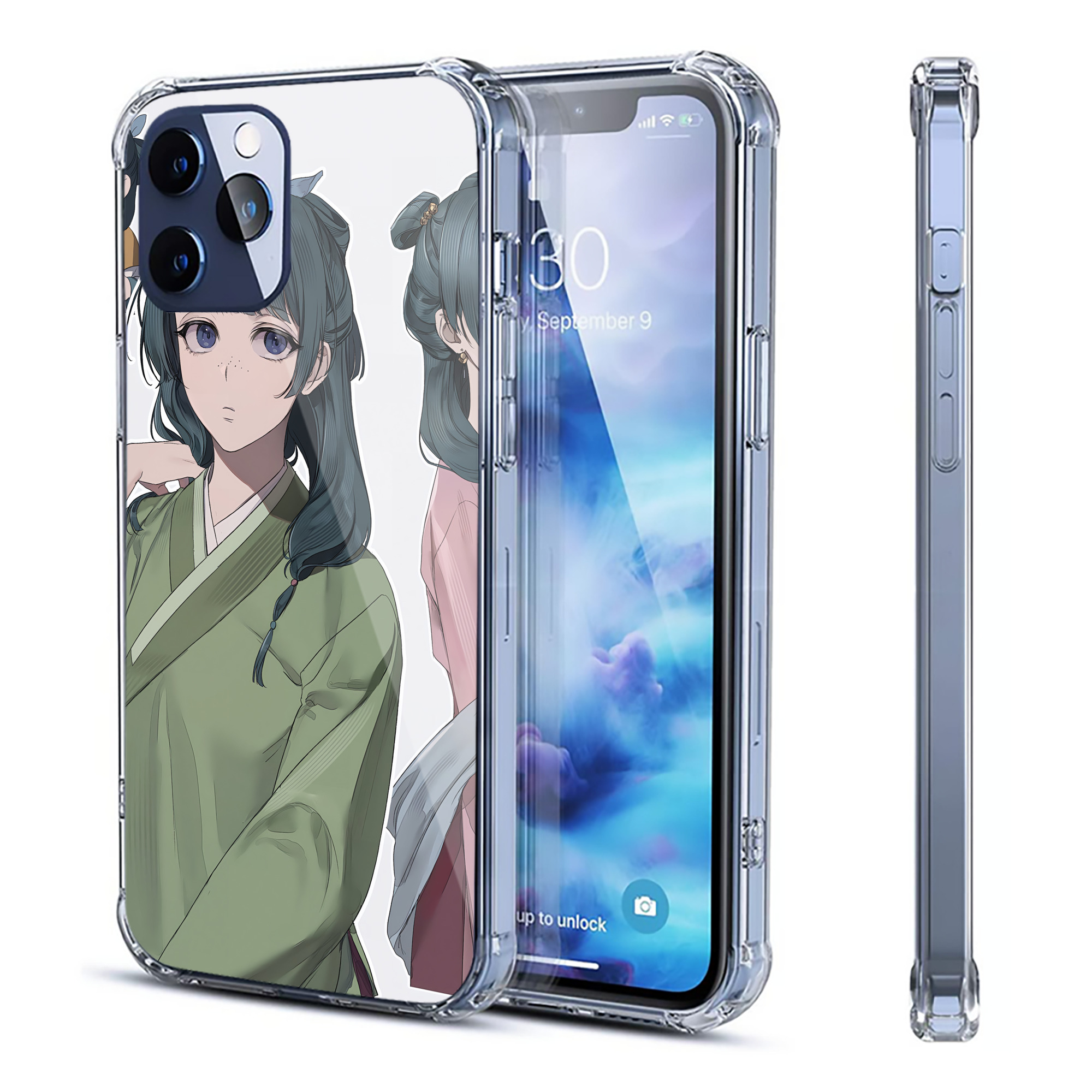 （画像用） 薬屋のひとりごと The Apothecary Diaries 【iPhone 12シリーズ対応】透明スマホケース（クリアソフトケース）